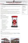 Landing page for Duncan Oil Company
